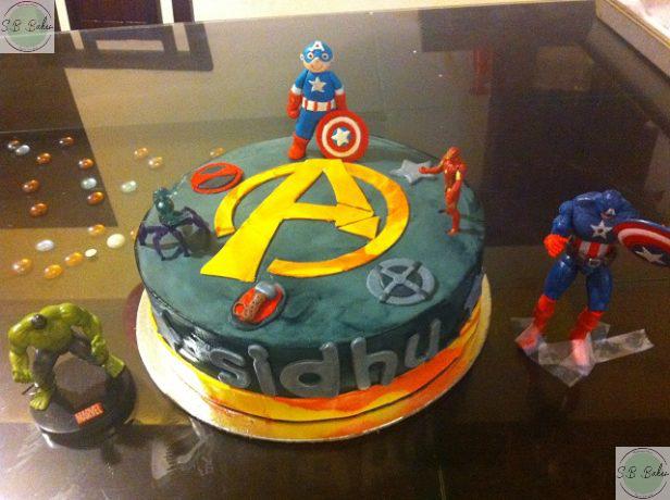 Avenger theme cake avenger theme cake