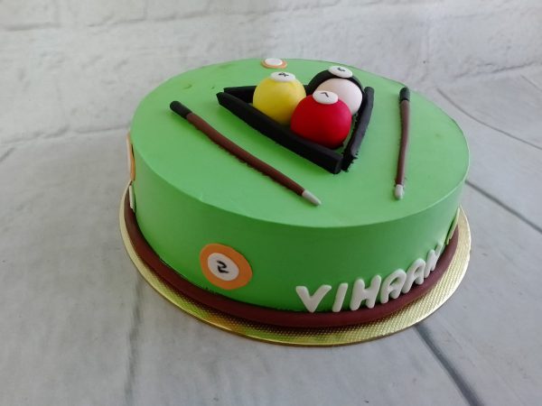 snookertheme cake