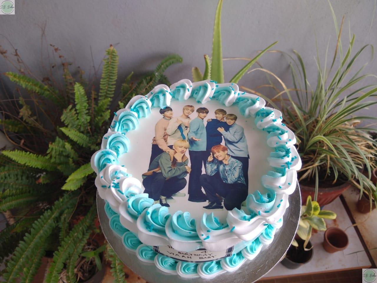 BTS theme cake